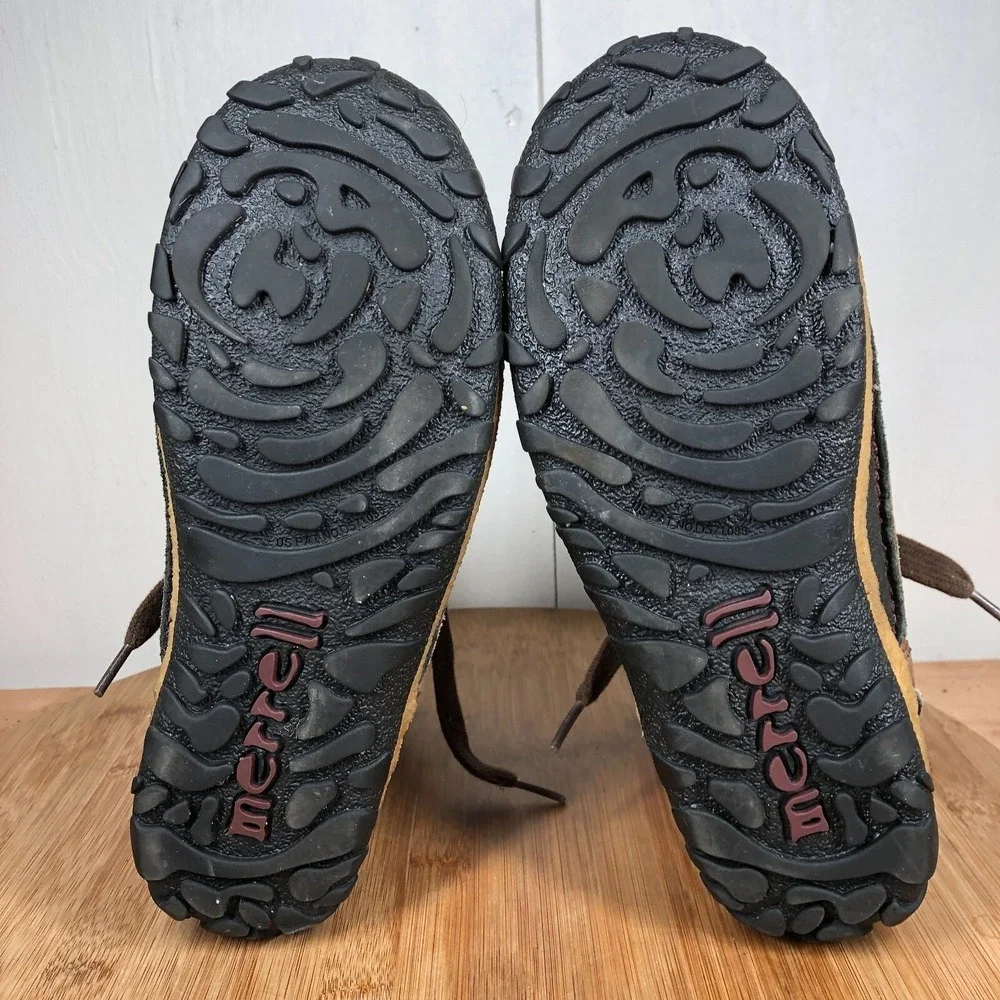 Merrell Dauphine Womens size 8 shoes brown leather waterproof winter boots